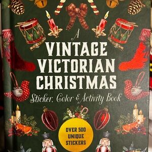 Vintage Victorian Christmas Activity Book
